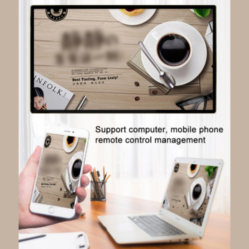 Machine publicitaire intégrée HD Smart Touch de 32 pouces, spécifications : prise britannique SH5002756-010